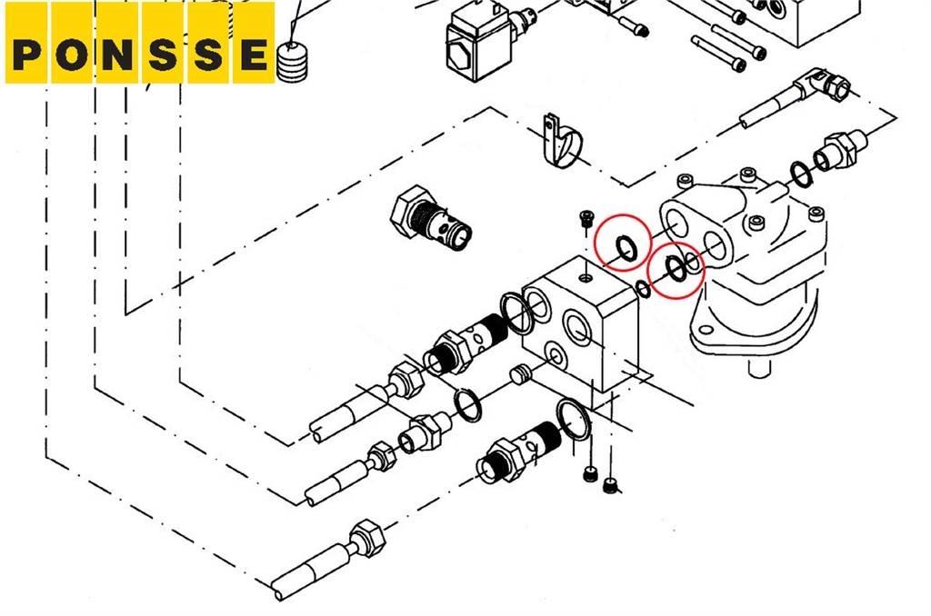 Ponsse 0013888 Хидравлични