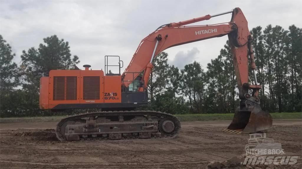 Hitachi ZX 670 Верижен екскаватор