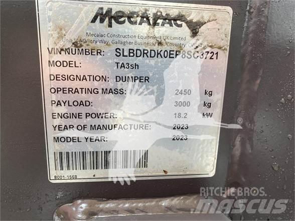 Mecalac TA3SH Странични самосвали
