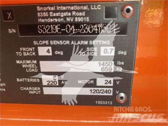 Snorkel S3219E Ножични работни платформи