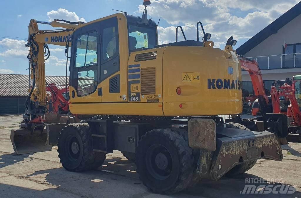 Komatsu PW148-10 Колесни екскаватори
