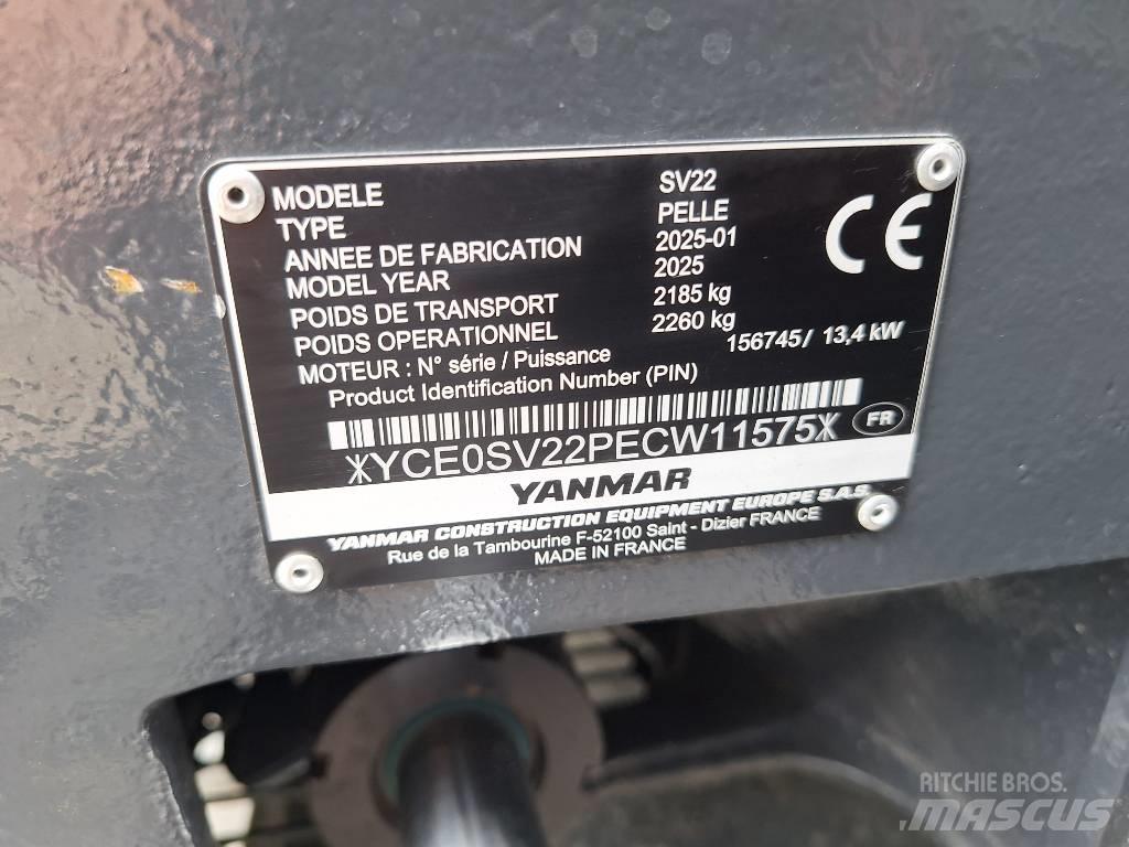 Yanmar SV 22 Мини екскаватори < 7 т