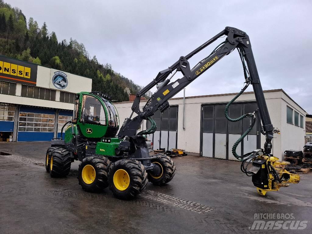John Deere 1170G Харвестери