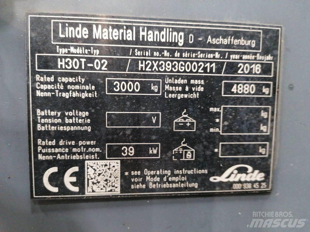 Linde H30T-02 Камиони с АГУ