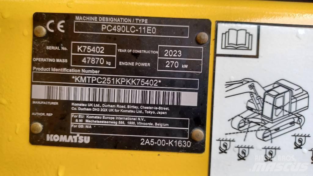 Komatsu PC 490 LC-11 Верижен екскаватор