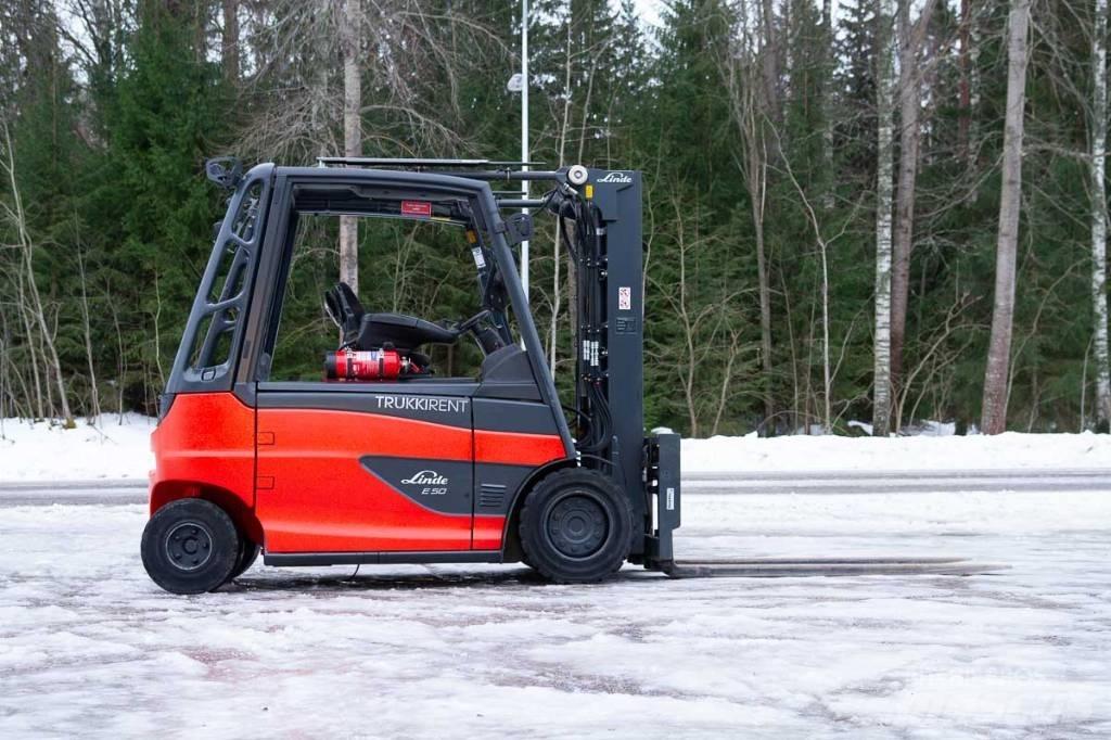 Linde E 50 Електрически вилични кари-повдигачи