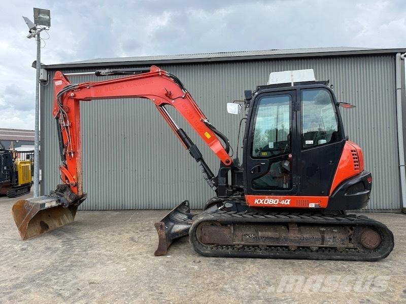Kubota KX 080-4 Средни екскаватори 7т - 12т