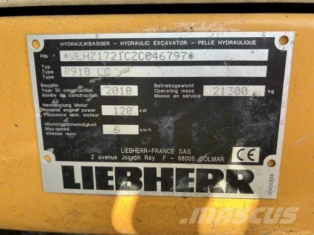 Liebherr R918 LC Верижен екскаватор