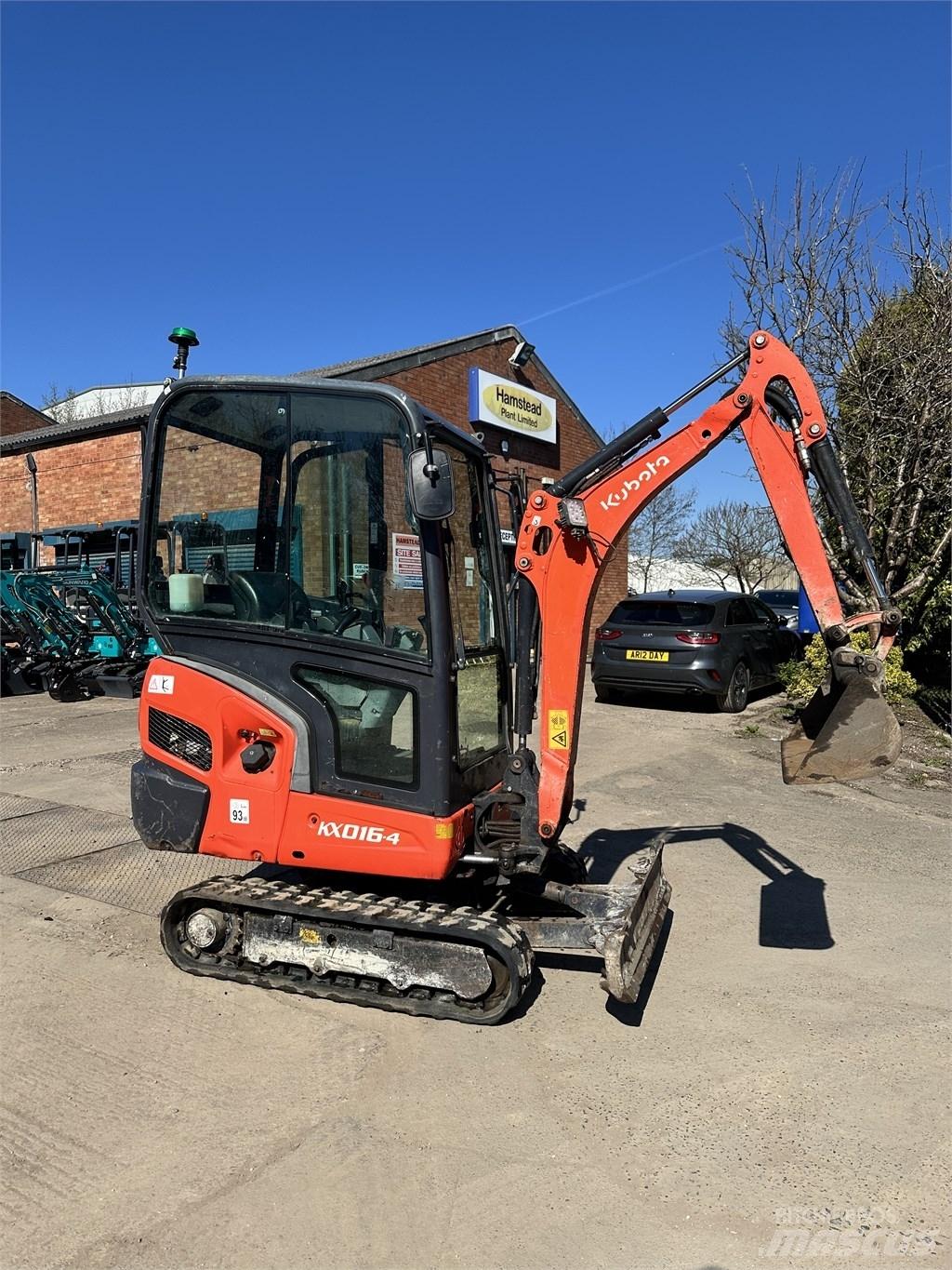 Kubota KX 016-4 Мини екскаватори < 7 т