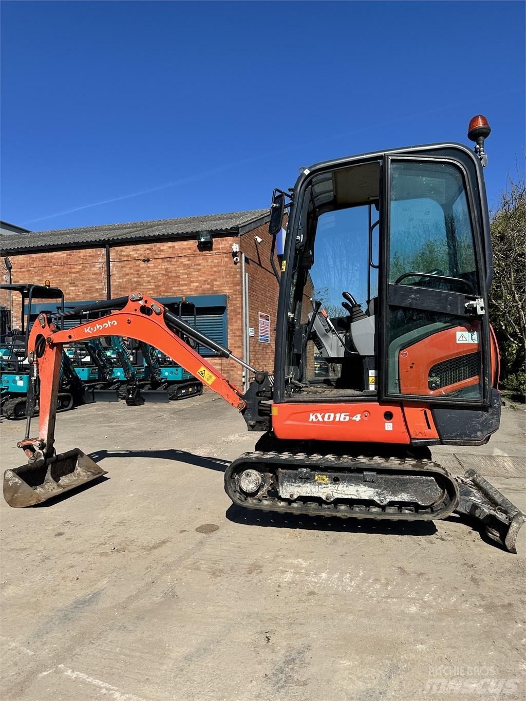 Kubota KX 016-4 Мини екскаватори < 7 т