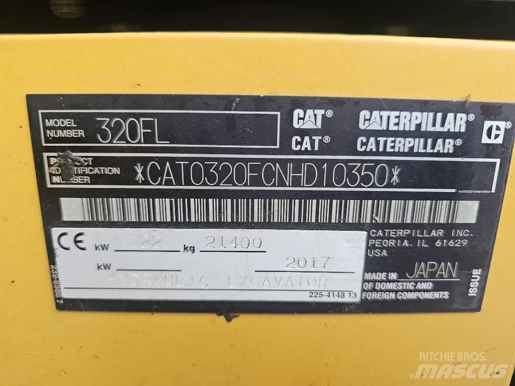 CAT 320FL Верижен екскаватор