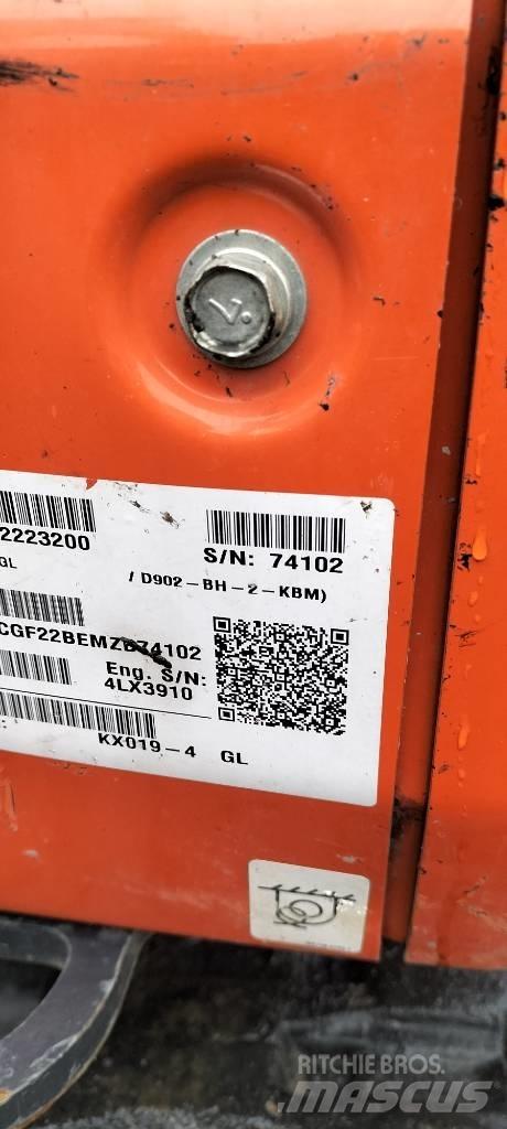 Kubota KX 019-4 Мини екскаватори < 7 т