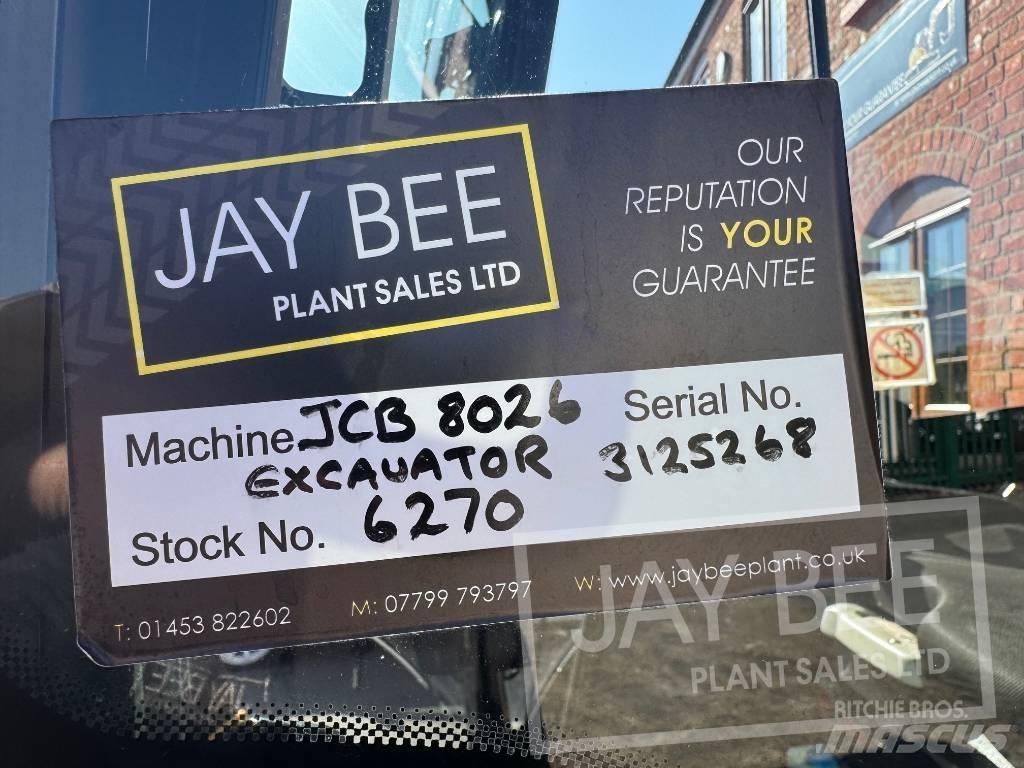 JCB 8026 CTS Мини екскаватори < 7 т