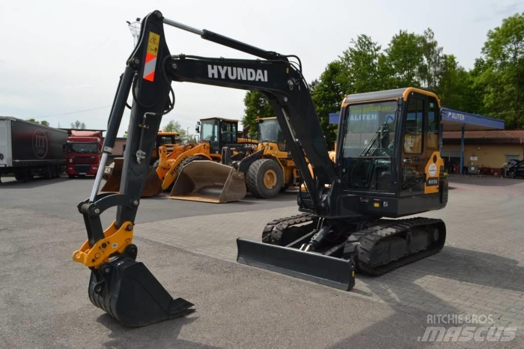 Hyundai HX 55 Мини екскаватори < 7 т