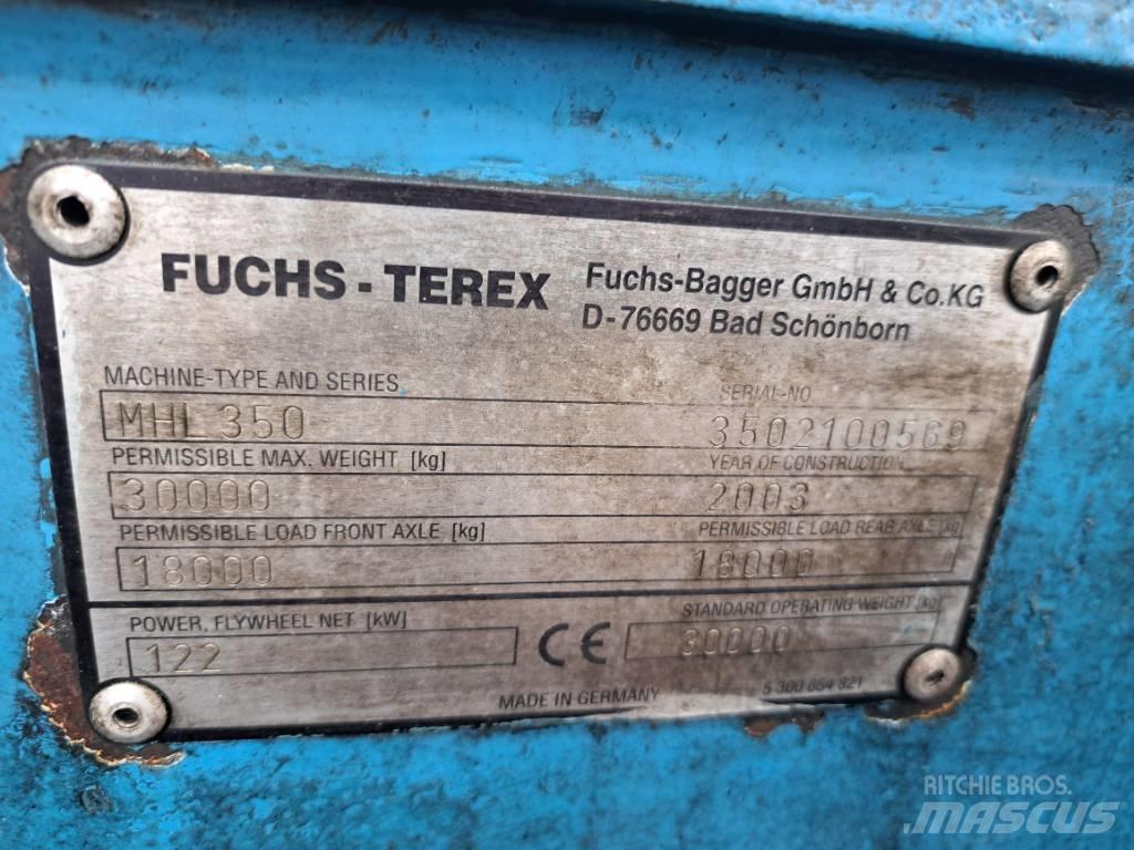 Fuchs MHL350C FQC Оператори на отпадъци/индустрия
