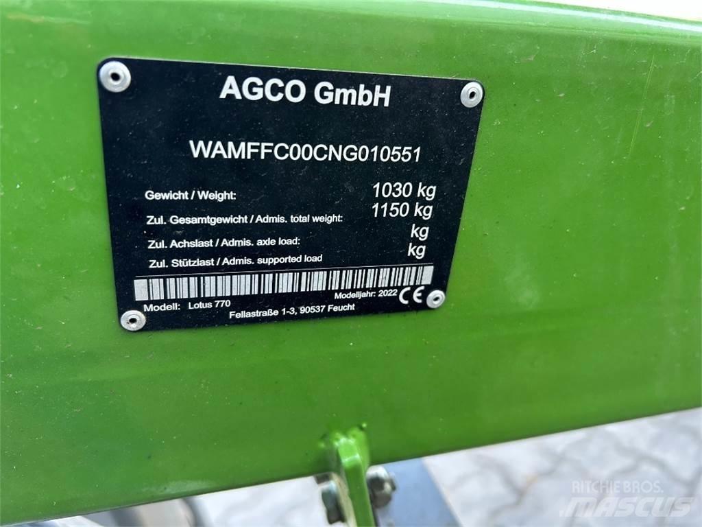 Fendt Lotus 770 Гребла и сенообръщачки