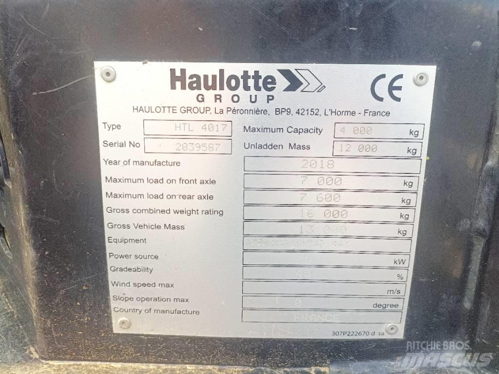 Haulotte HTL4017 Телескопични товарачи