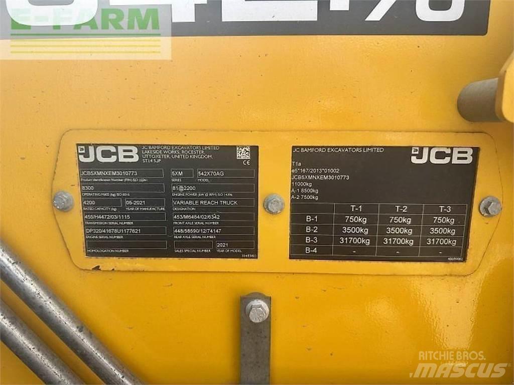 JCB 542-70 Телескопични товарачи за селското стопанство