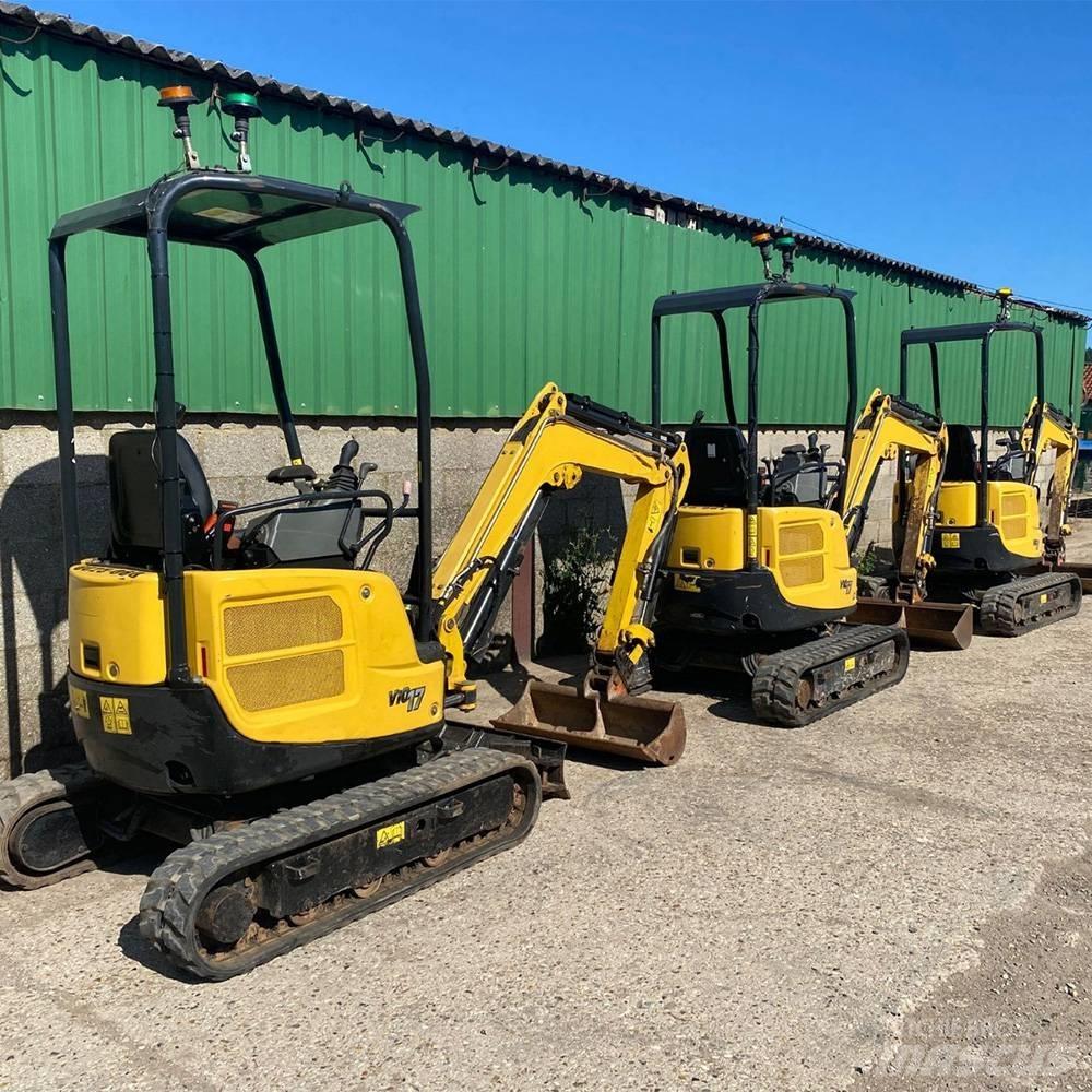 Yanmar Vio 17 Мини екскаватори < 7 т