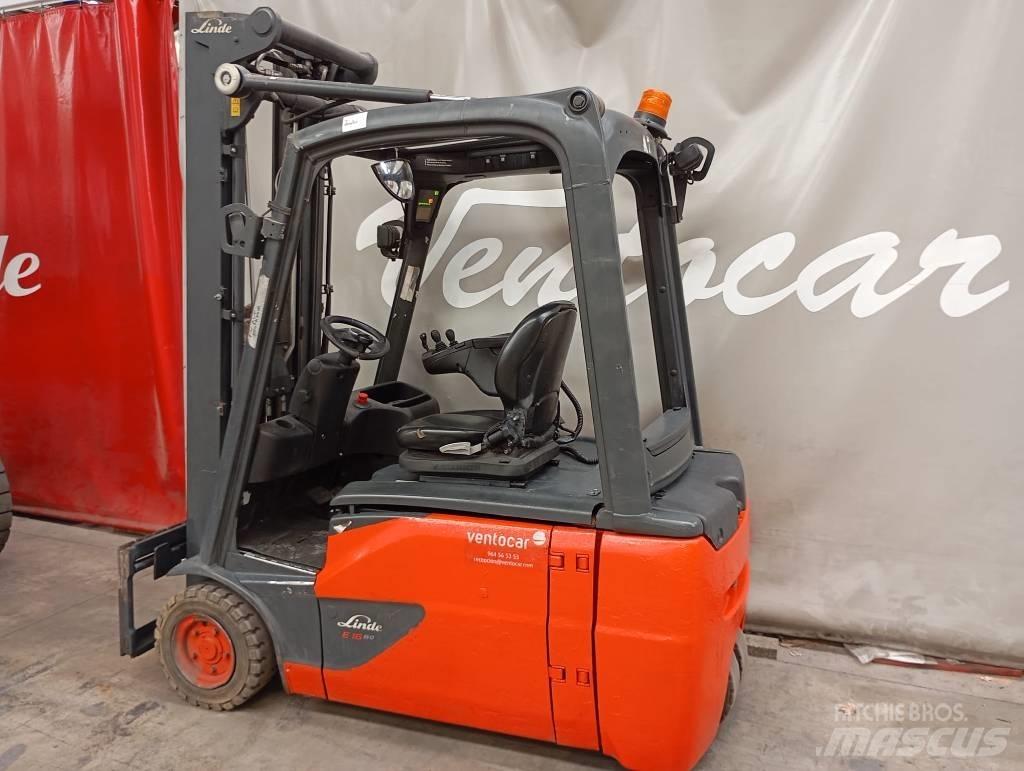 Linde E 16 Електрически вилични кари-повдигачи