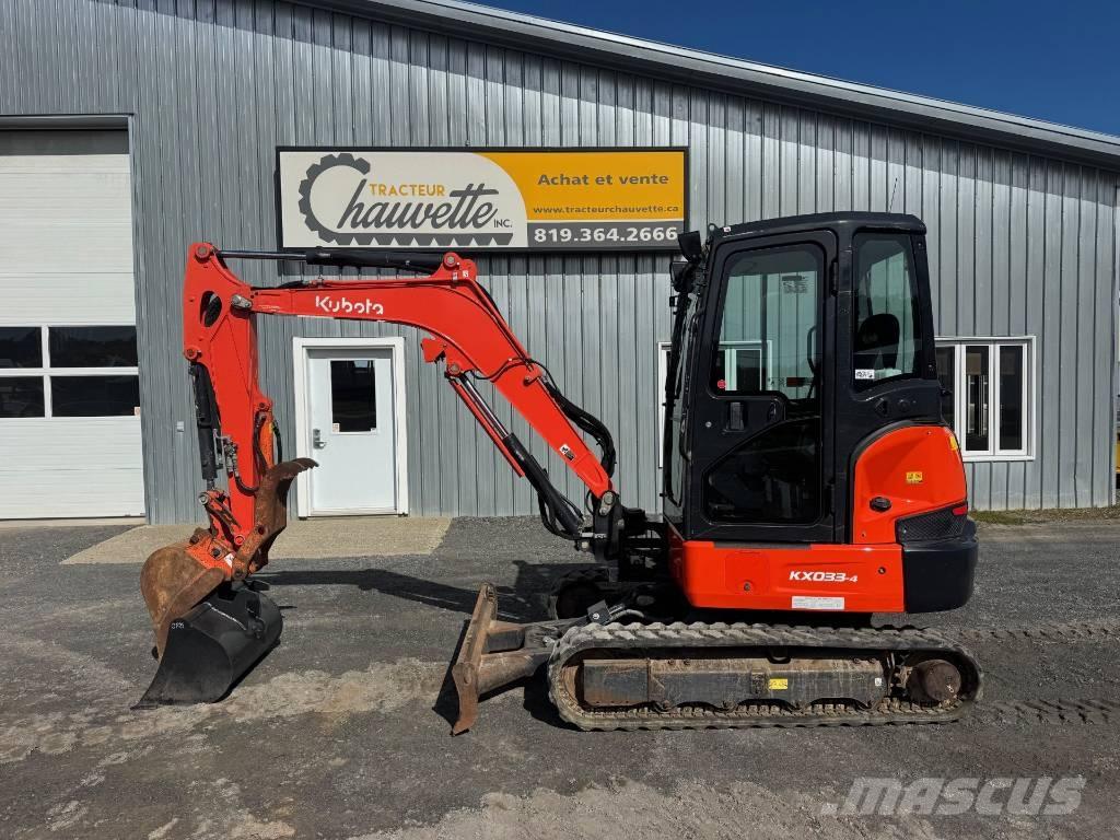 Kubota KX 033-4 Мини екскаватори < 7 т