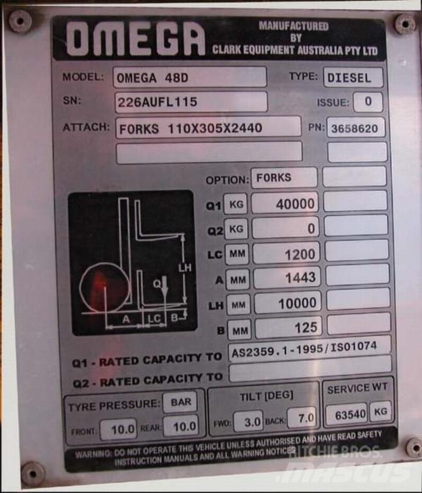 Omega Omega	48D FLT Кари товарачи на контейнери