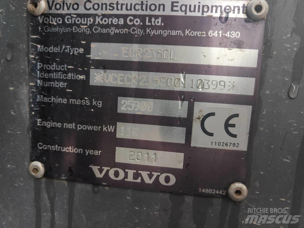 Volvo ECR 235 C L Верижен екскаватор
