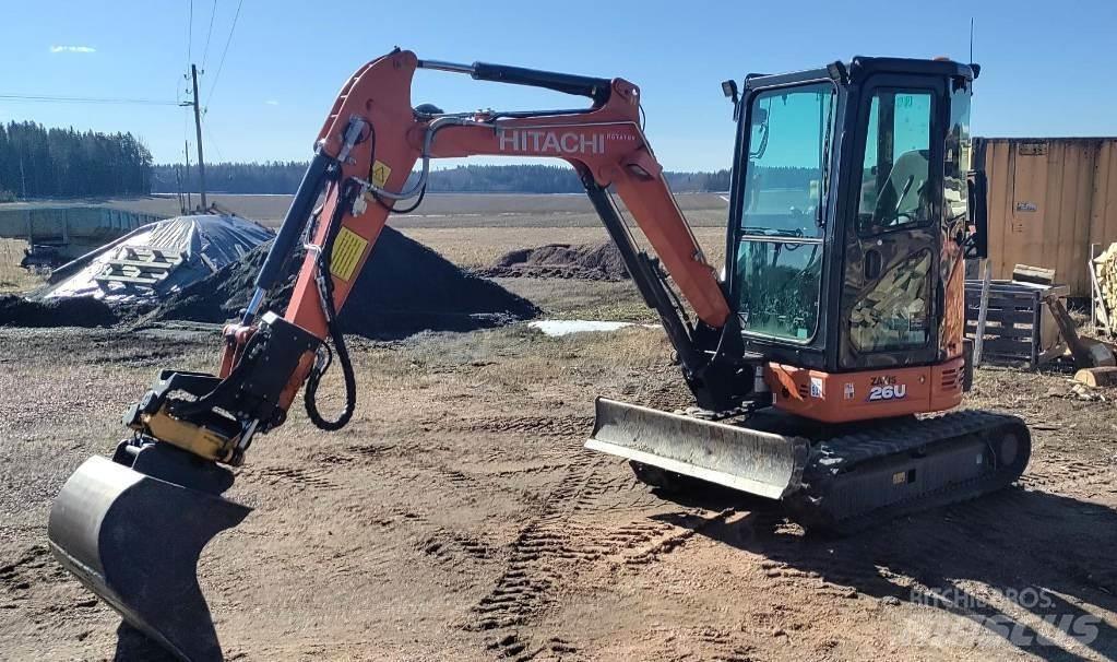 Hitachi Zaxis 26 U Мини екскаватори < 7 т