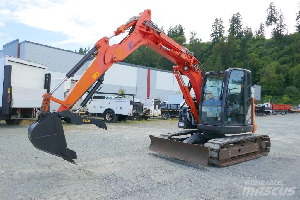 Hitachi zx75ur-5B Верижен екскаватор