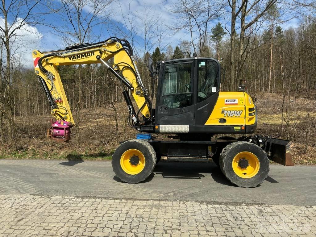 Yanmar B 110 W Колесни екскаватори
