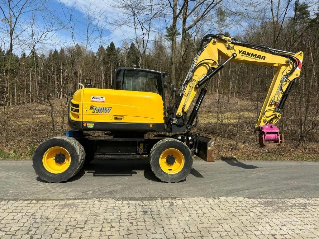 Yanmar B 110 W Колесни екскаватори
