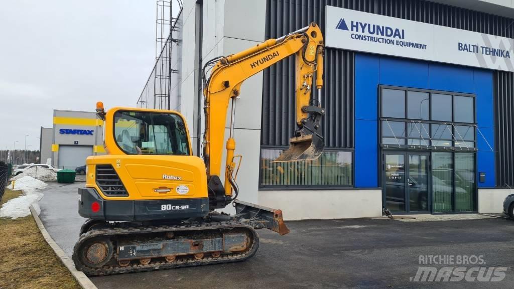 Hyundai R80CR-9A Средни екскаватори 7т - 12т