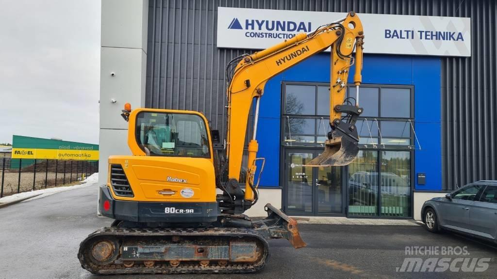 Hyundai R80CR-9A Средни екскаватори 7т - 12т