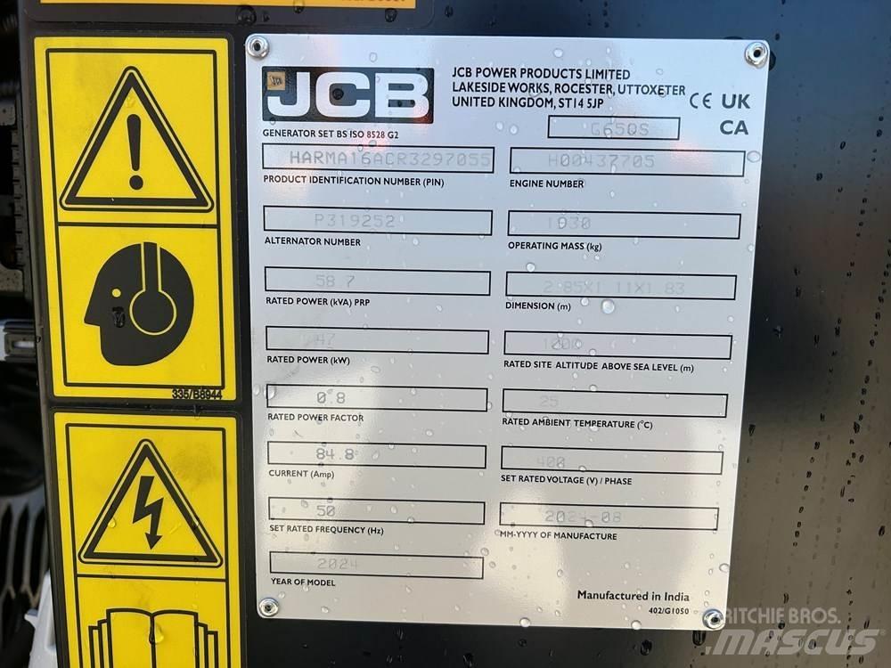 JCB G65QS Дизелови генератори
