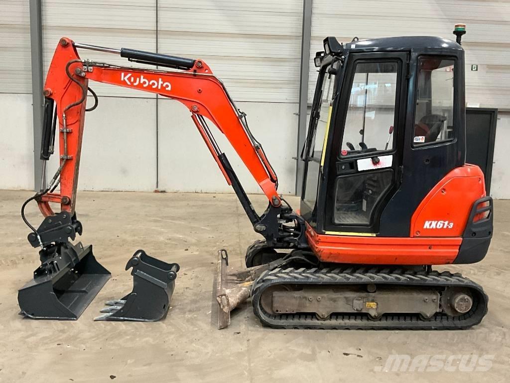 Kubota KX 61-3 Мини екскаватори < 7 т