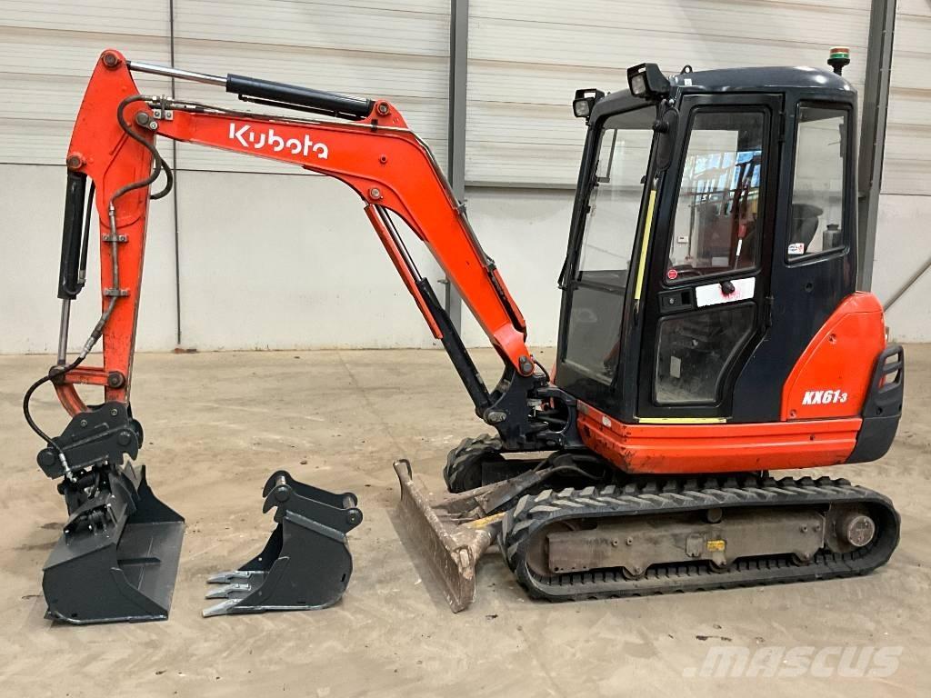 Kubota KX 61-3 Мини екскаватори < 7 т