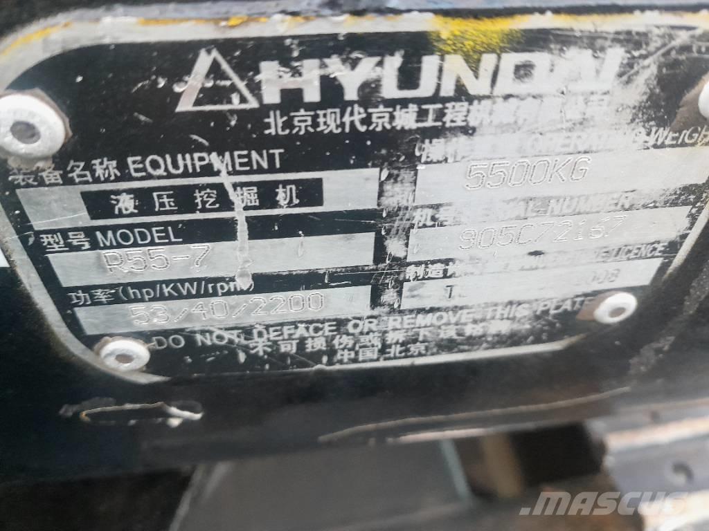 Hyundai R55-7 Верижен екскаватор
