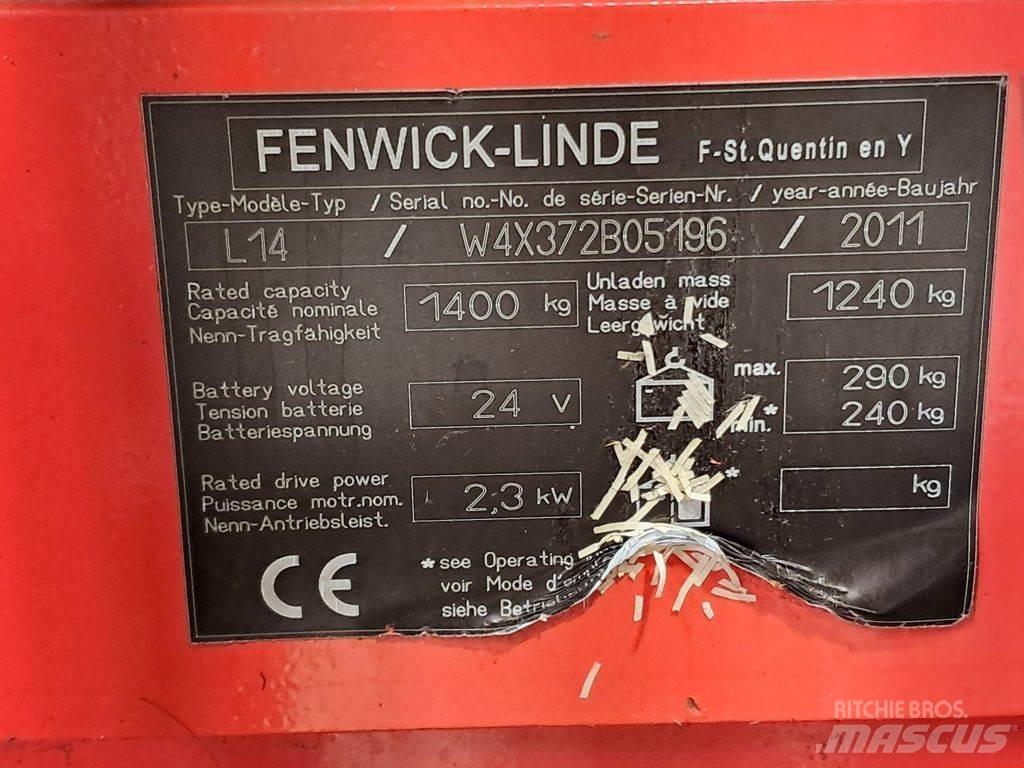 Linde L14 Колички високоповдигачи с теглич