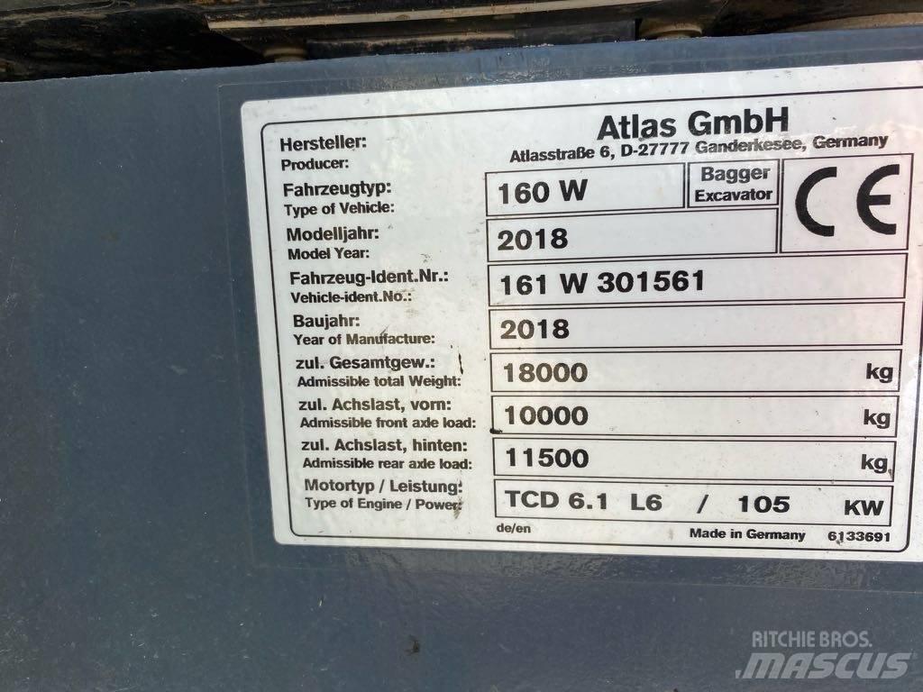  Altas 160 W Колесни екскаватори