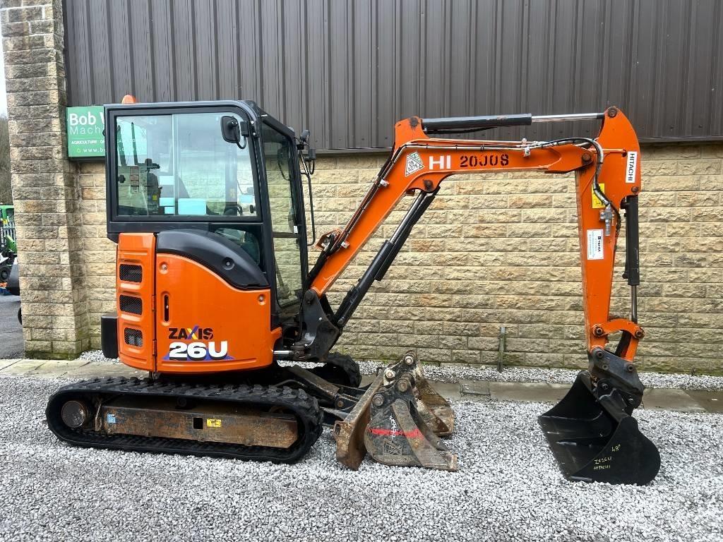 Hitachi ZX26U-6 Мини екскаватори < 7 т