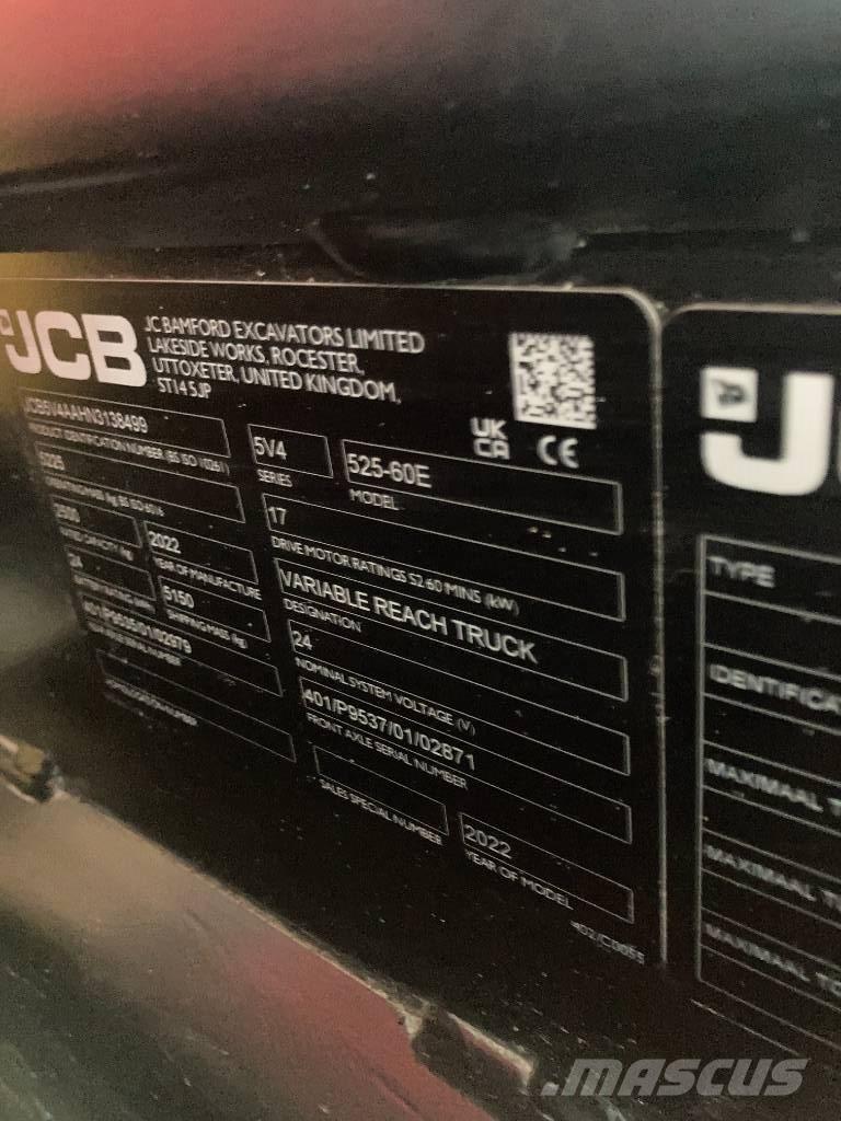 JCB 525-60 E Телескопични товарачи