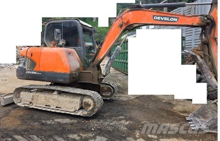 Doosan DX55 Мини екскаватори < 7 т