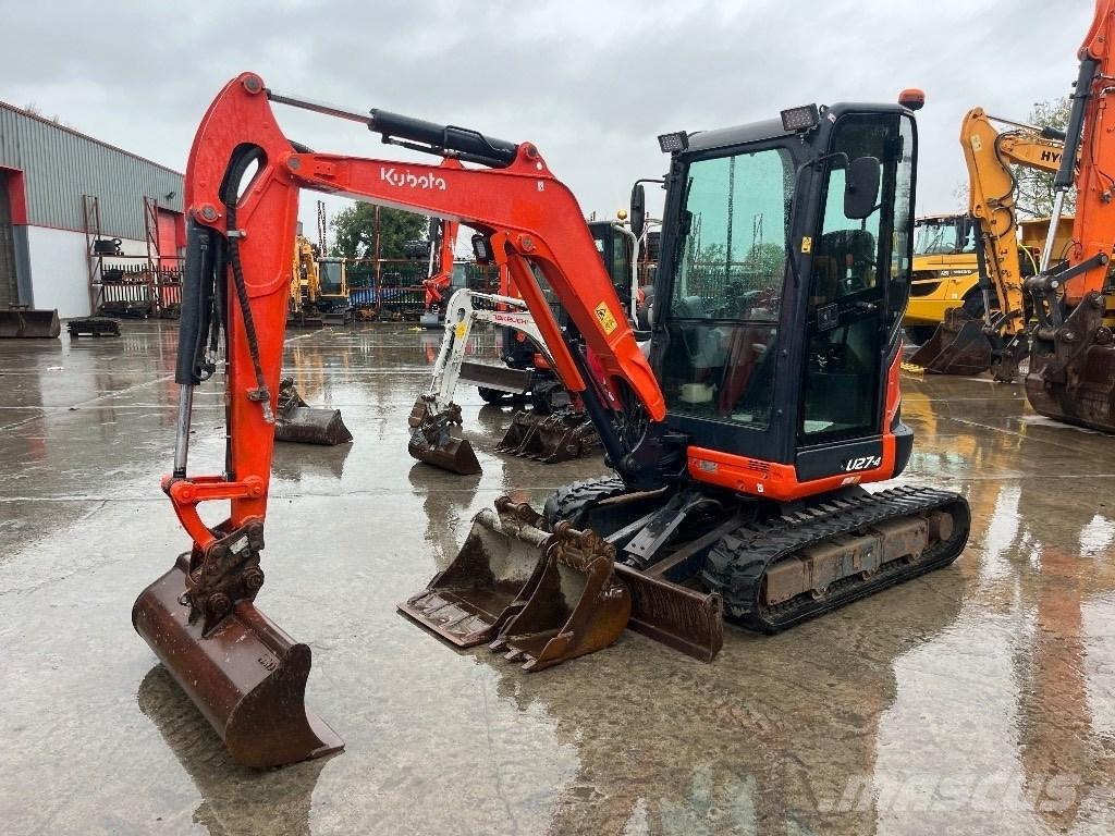 Kubota U 27-4 Мини екскаватори < 7 т