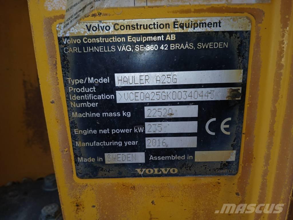 Volvo A 25 G Дъмпери/моторни превозни средства