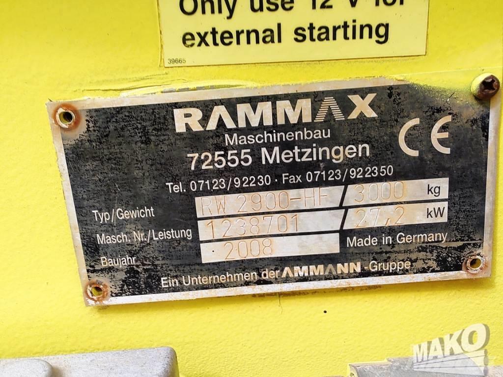 Rammax RW 2900 Двойни барабанни ролки
