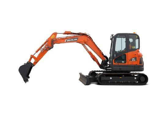 Develon DX 63-3 Мини екскаватори < 7 т