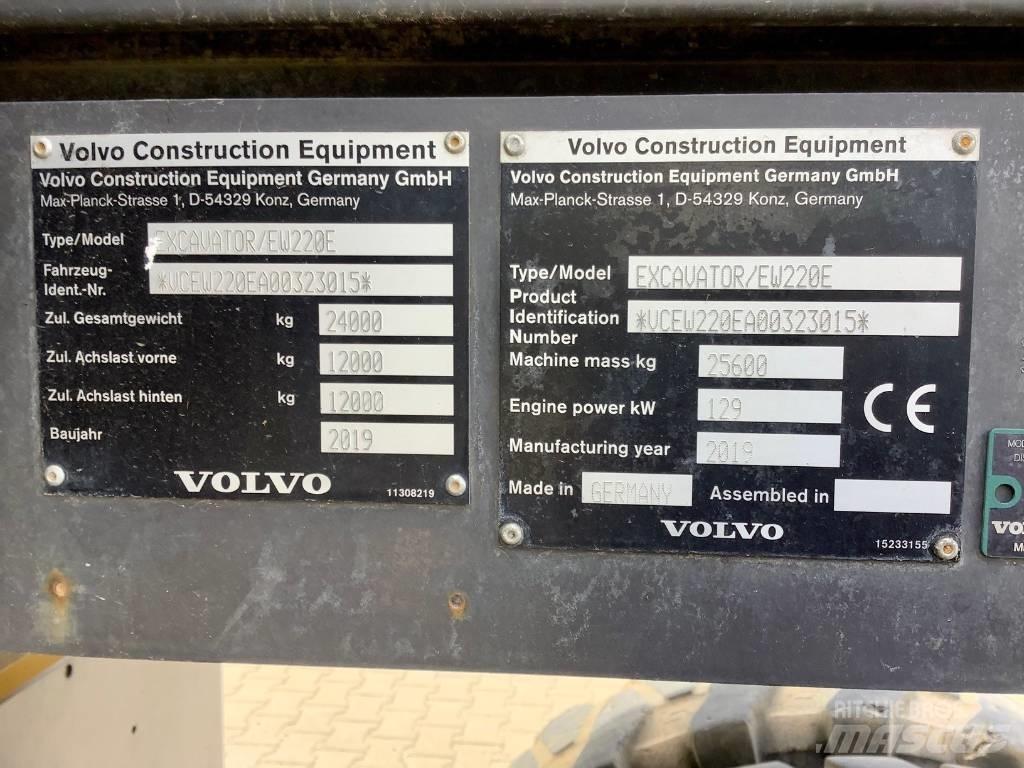 Volvo EW 220 E Колесни екскаватори