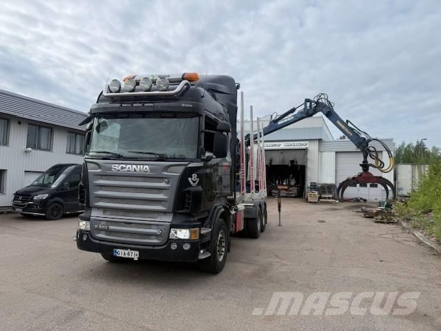 Scania R 560 За превоз на дървени трупи