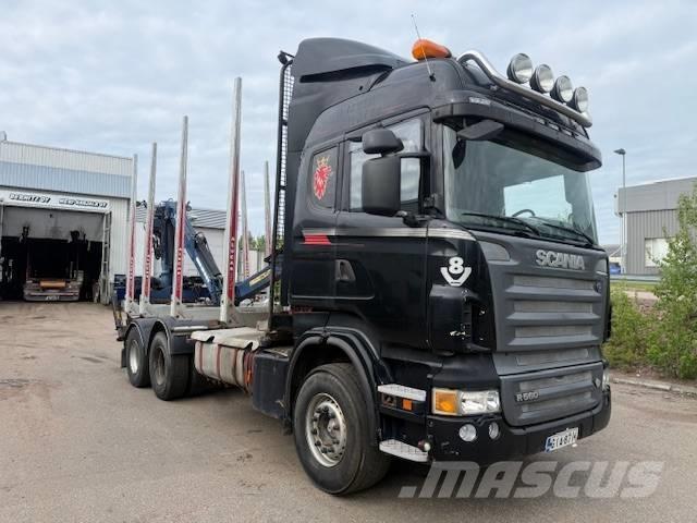 Scania R 560 За превоз на дървени трупи