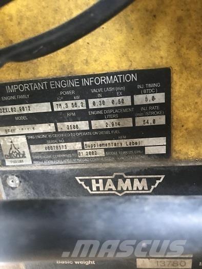 Hamm ROLLER HD70 Двойни барабанни ролки
